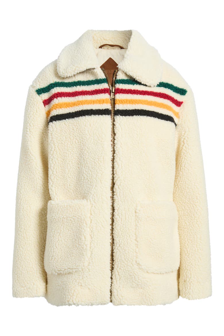 Glacier Sunset Fleece Jacket, Main, color, GLACIER IVORY