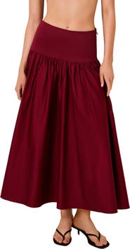 Solid & Striped Magnolia Midi Skirt