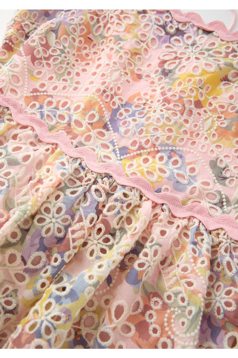 Alanna Frill Embroidered Maxi Dress, Alternate, color, Multi