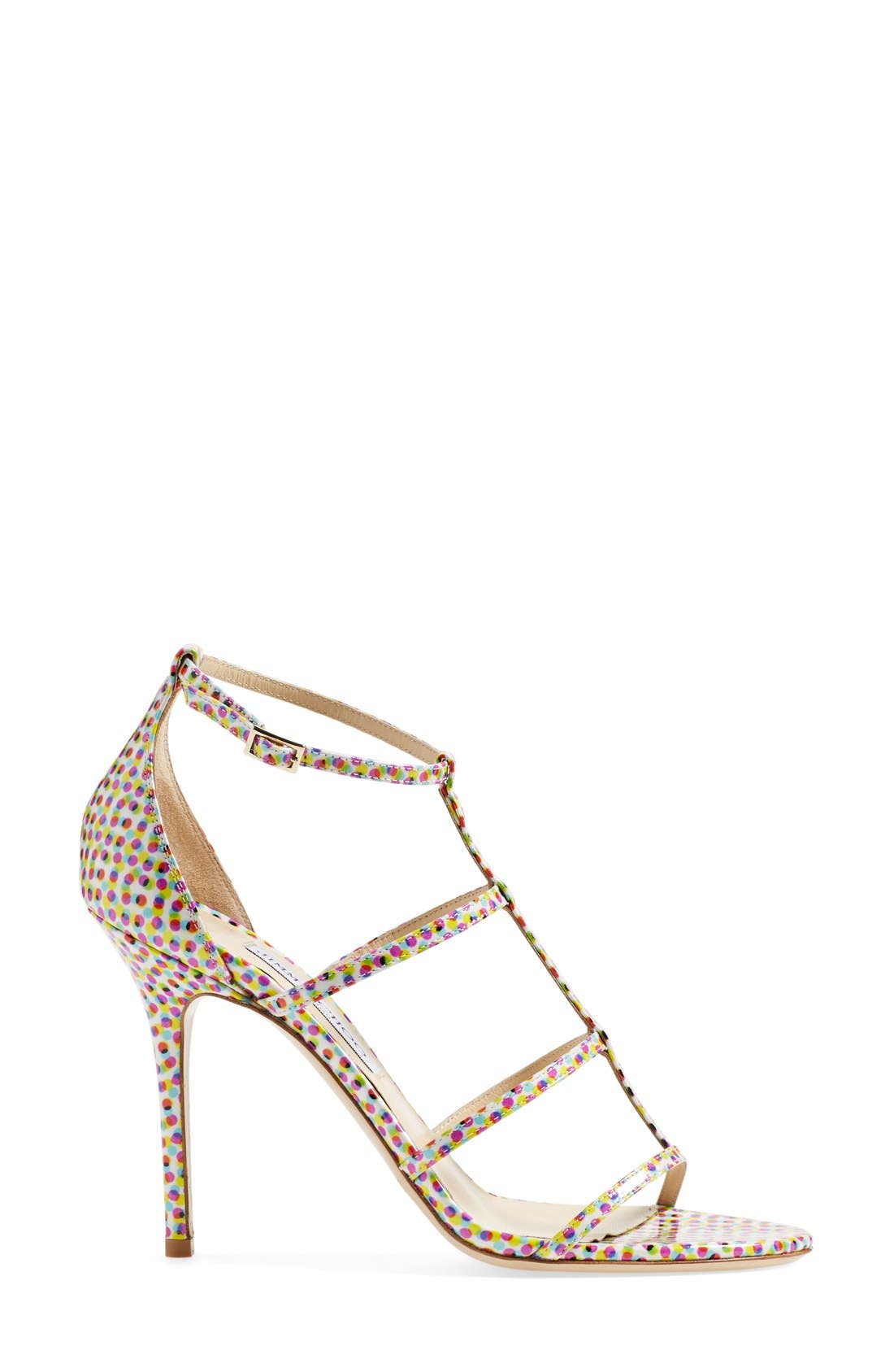 Jimmy Choo 'Dory' Strappy Cage Sandal, Alternate, color, 