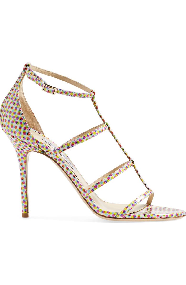 Jimmy Choo 'Dory' Strappy Cage Sandal, Alternate, color,