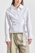 Derek Lam 10 Crosby Gavin Wrap Shirt