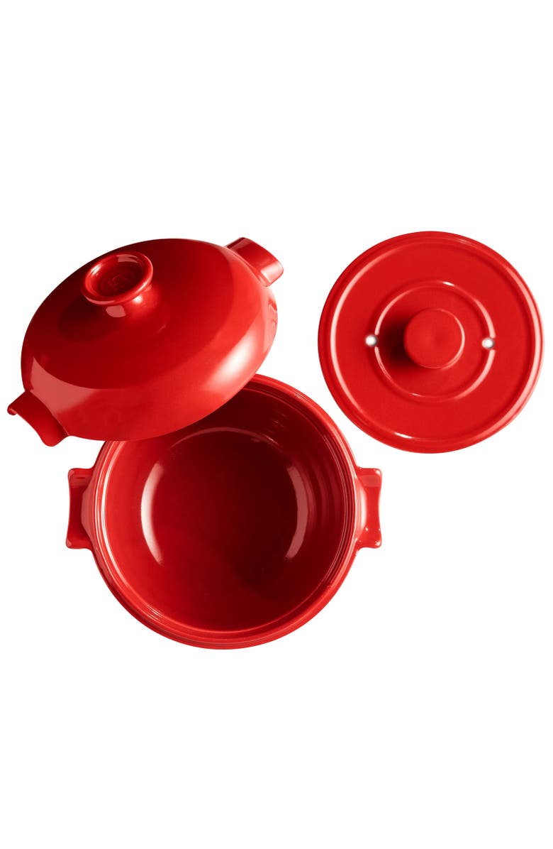 Emile Henry Rice Pot, Alternate, color, Burgundy