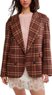 Free People Dean Double Breasted Blazer