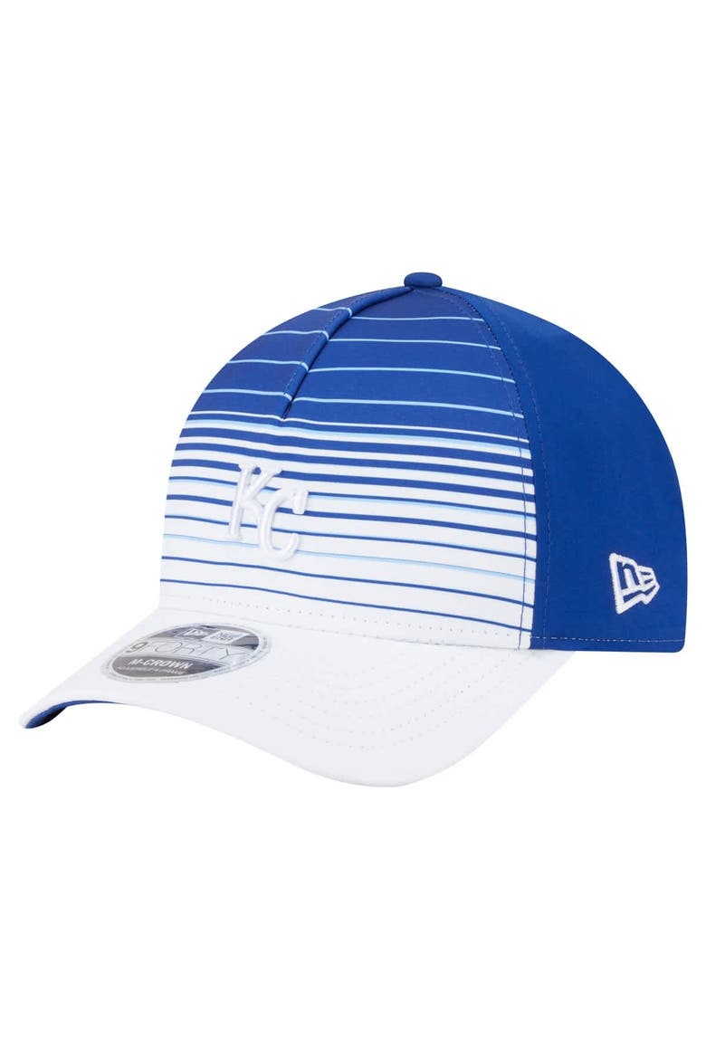 Men's New Era  Royal Kansas City Royals Gradient 9FORTY M-Crown Adjustable Hat, Main, color, Royal