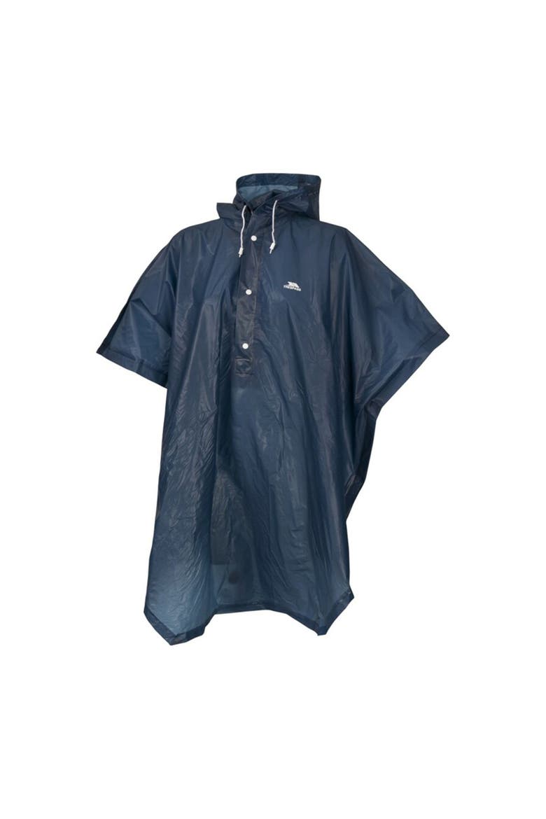 Adultsgender Inclusive Canopy Packaway Poncho, Main, color, Navy Blue