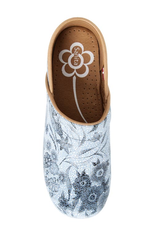 Sanita Plume Floral Print Clog In Multi