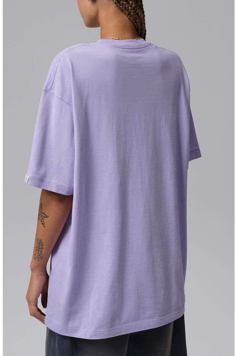 GFX Oversize Cotton T-Shirt, Alternate, color, HYDRANGEAS