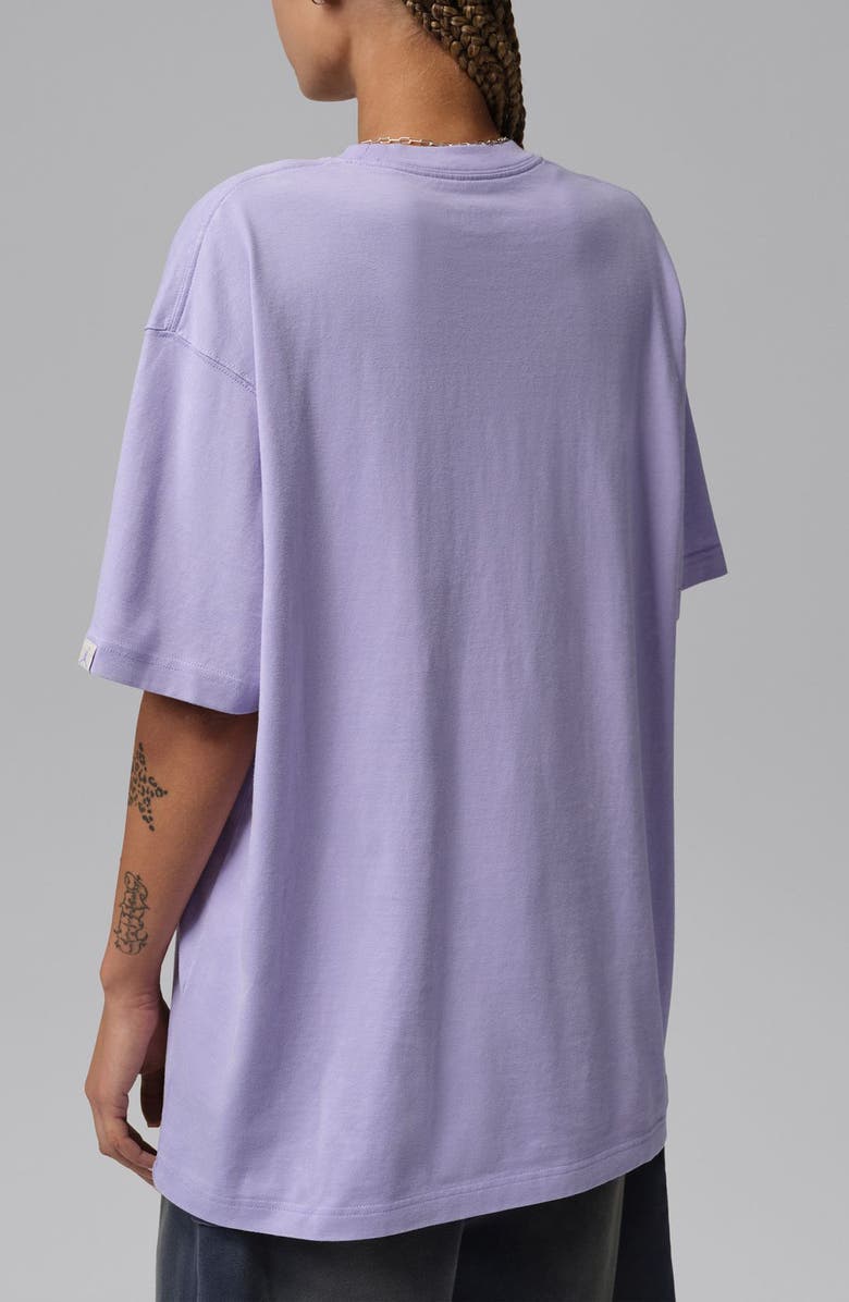 Jordan GFX Oversize Cotton T-Shirt, Alternate, color, Hydrangeas