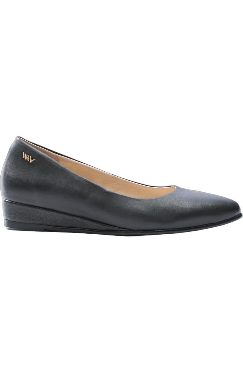 VISCATA Roma Leather Flats, Main, color, Black