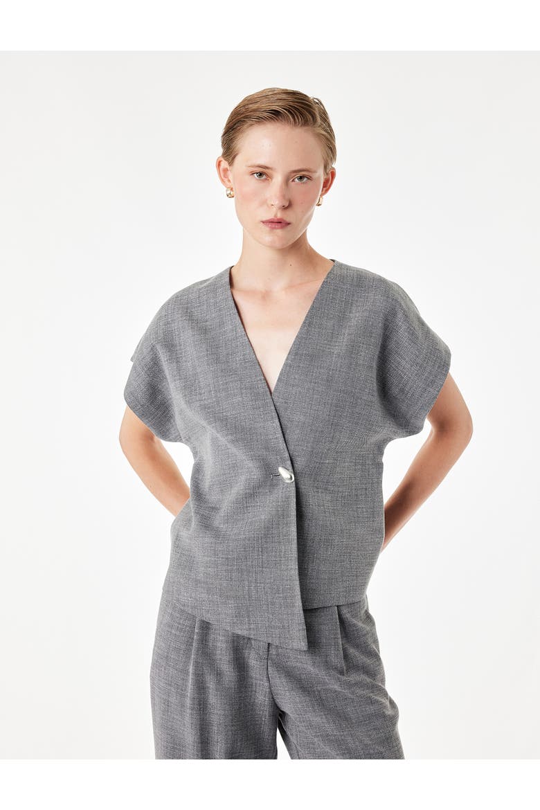 V Neck Vest, Alternate, color, ANTHRACITE