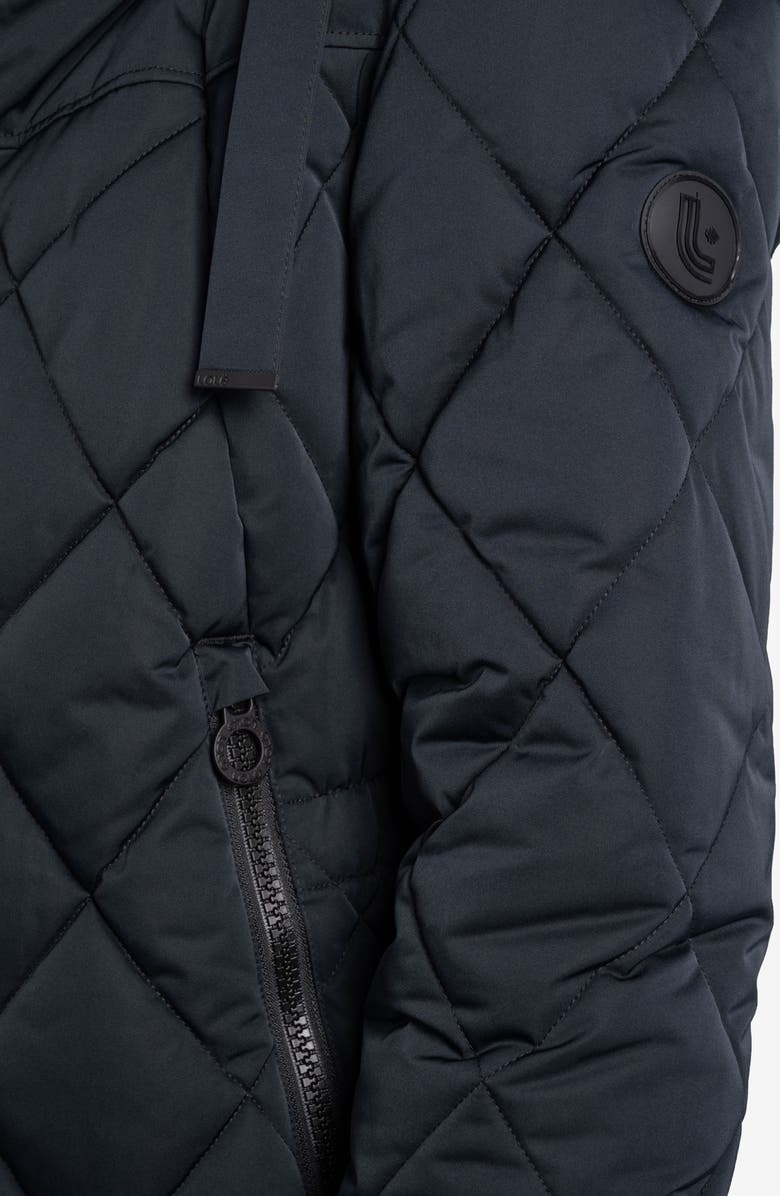 Lole Diamond Quilted Longline Jacket, Alternate, color,