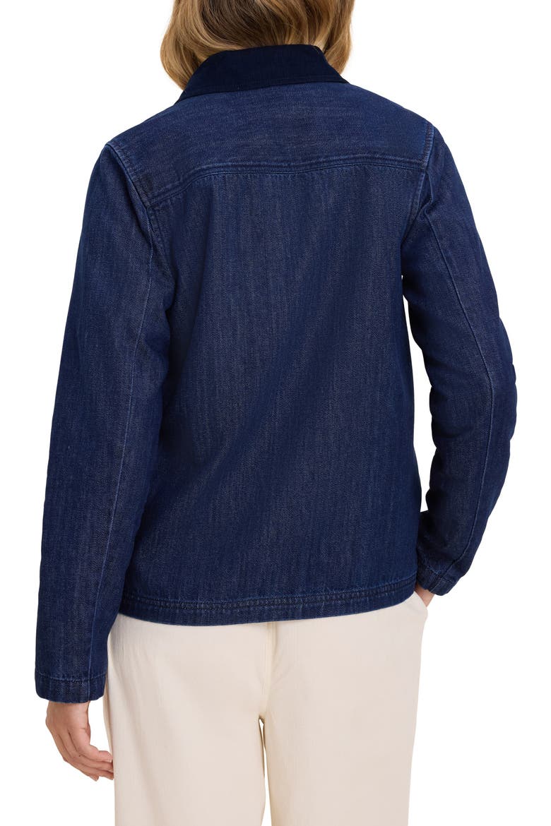 Denim Trucker Jacket, Alternate, color, DARK WASH