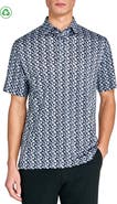 CONSTRUCT Regular Fit Tropical Flower Recycled Performance Golf Polo