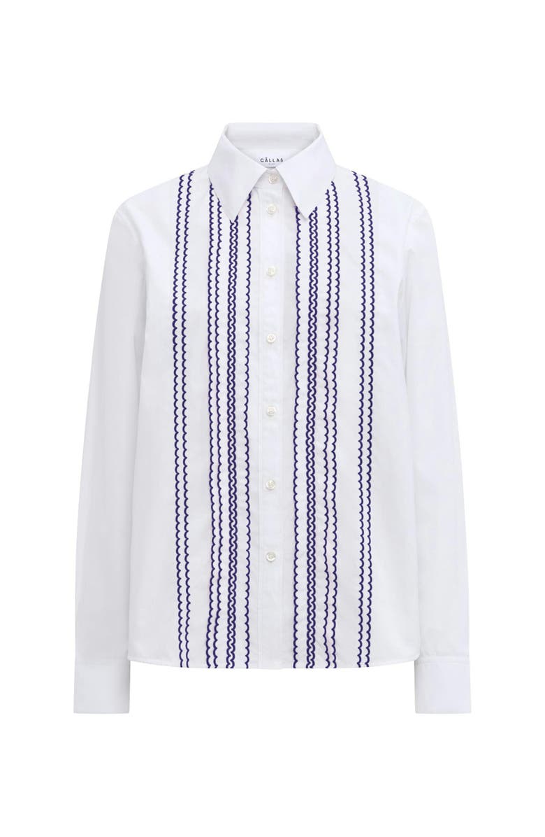 Callas Milano ARLETTY Embroidered shirt, Main, color, 