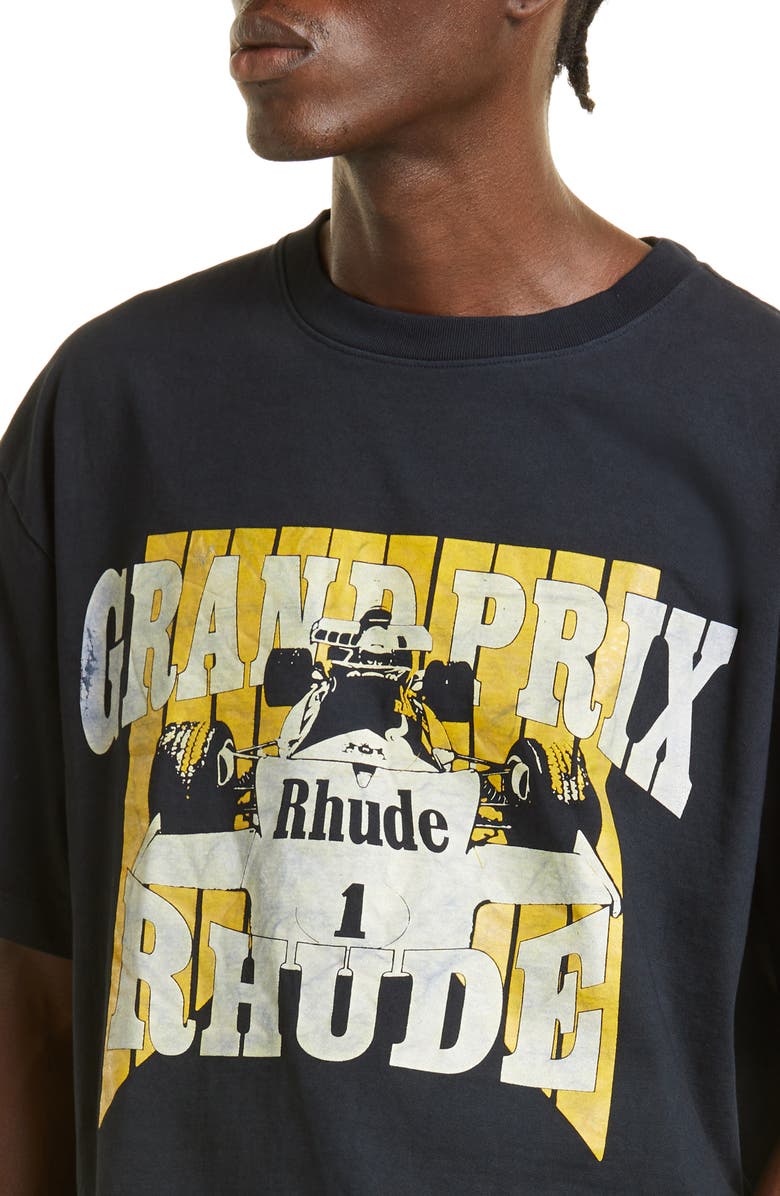 Rhude Men's First Place Graphic Tee, Alternate, color,