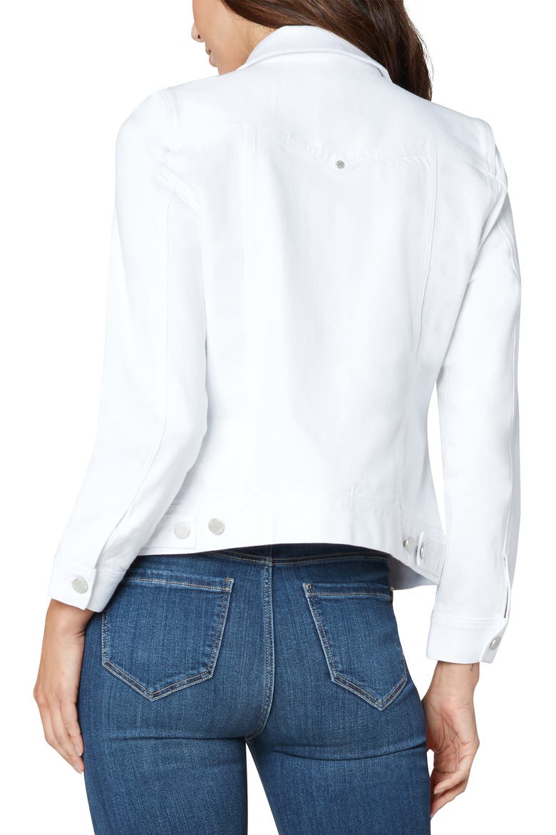Classic Jean Jacket, Alternate, color, BRIGHT WHITE