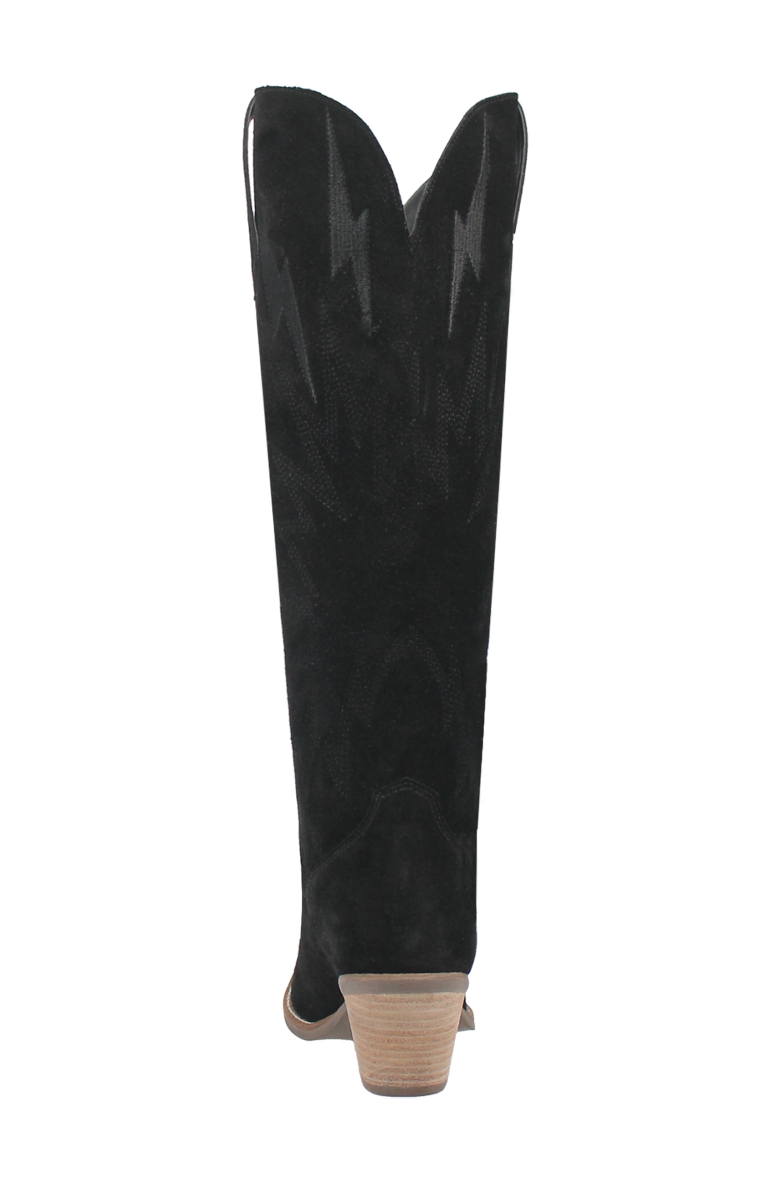 Dingo Thunder Road Cowboy Boot, Alternate, color, Black