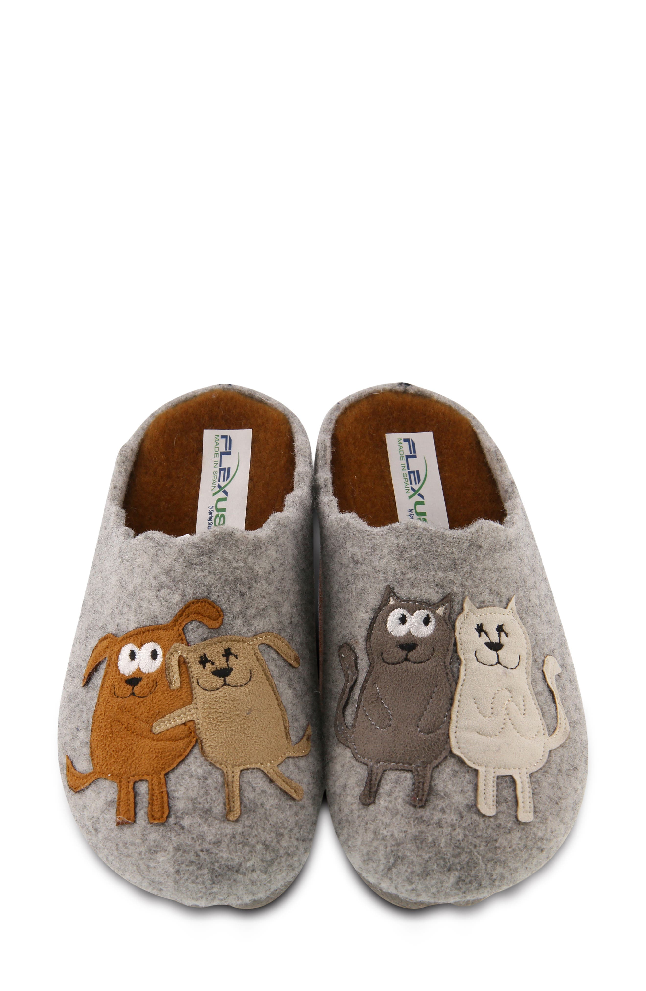 Flexus by Spring Step Petlove Scuff Slippers, Alternate, color, 