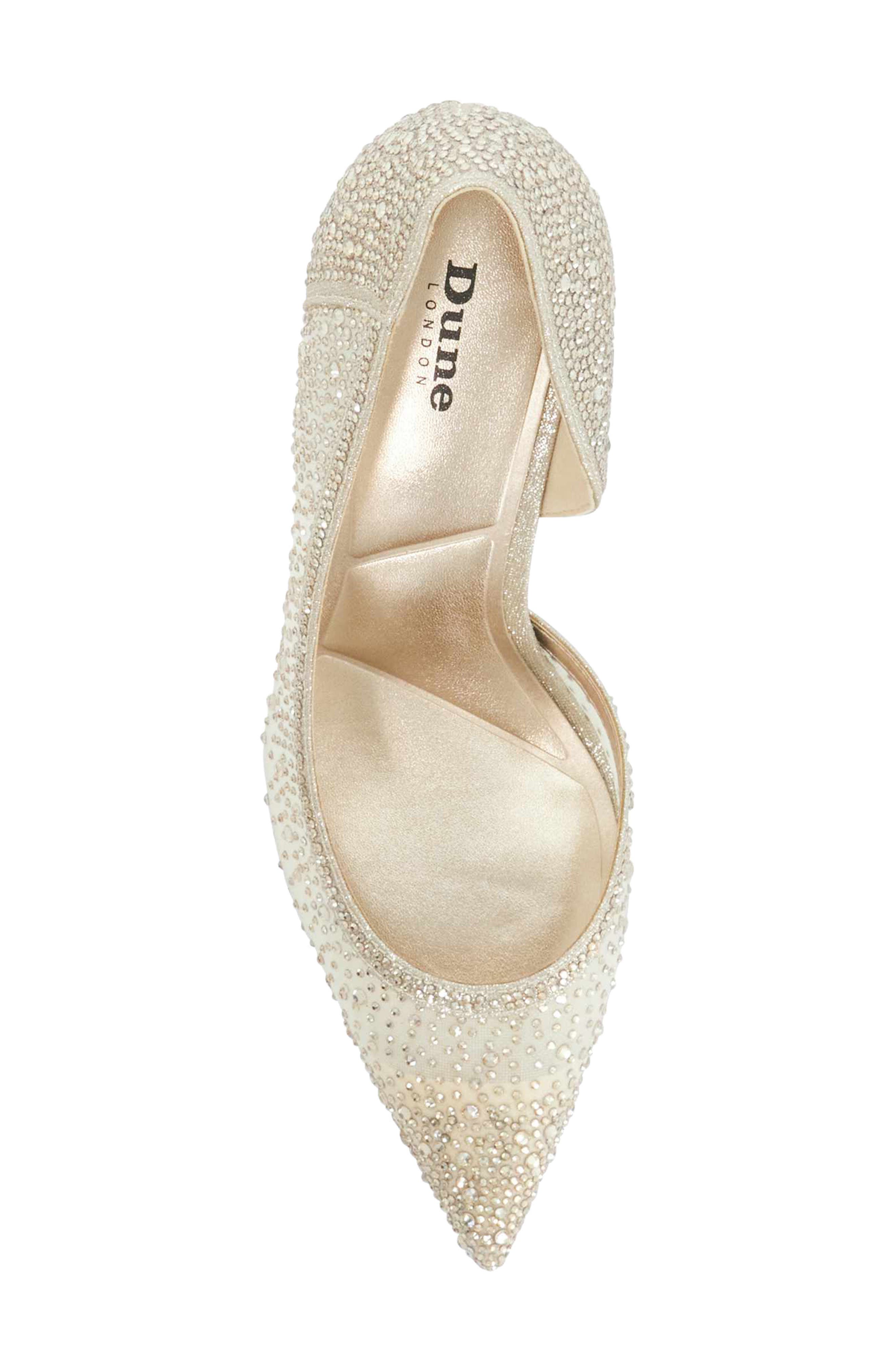 Cristelle Pointed Toe Pump, Alternate, color, GOLD