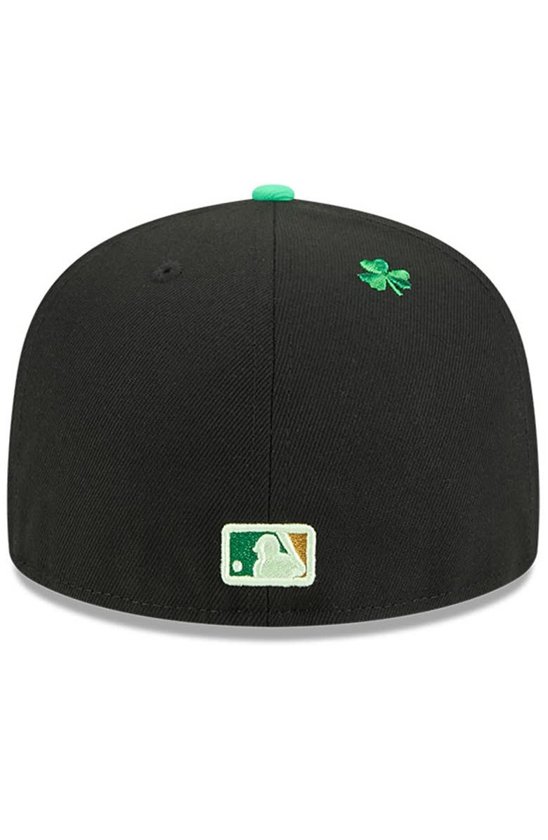 New Era Men's New Era Black New York Mets 2026 St. Patrick's Day 59FIFTY Fitted Hat, Alternate, color,
