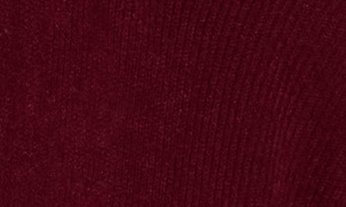Nanette Lepore Elegant Cropped Pompom Ruana In Burgundy