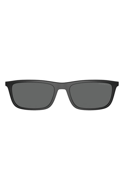 55mm Rectangular Sunglasses