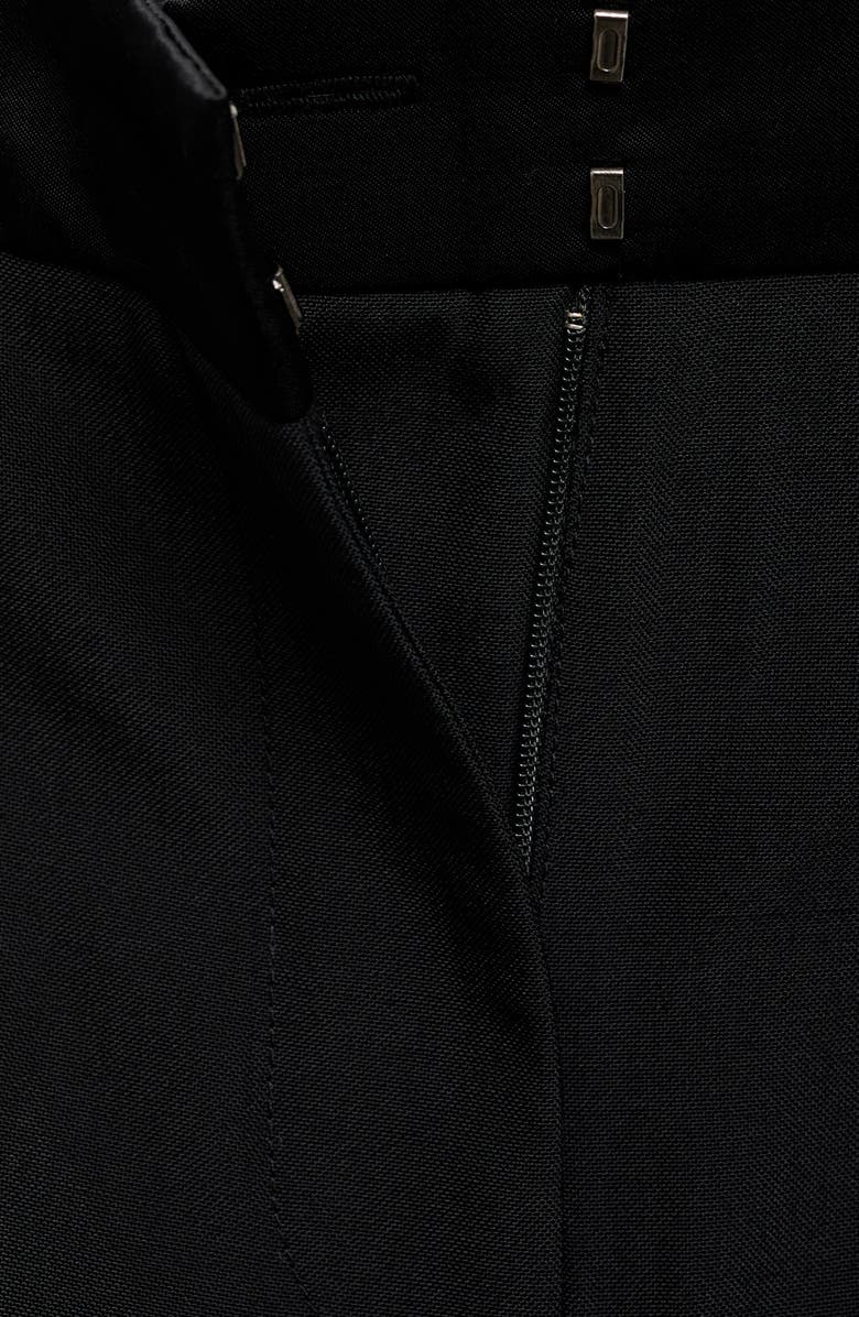 MANGO Suit Pants with Satin Waistband, Alternate, color, 