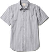 Bonobos Riviera Slim Fit Stripe Short Sleeve Button-Up Shirt