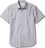 Bonobos Riviera Slim Fit Stripe Short Sleeve Button-Up Shirt