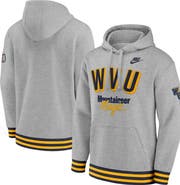 Nike Men's Nike Heather Gray West Virginia Mountaineers Legacy Retro Pullover Hoodie
