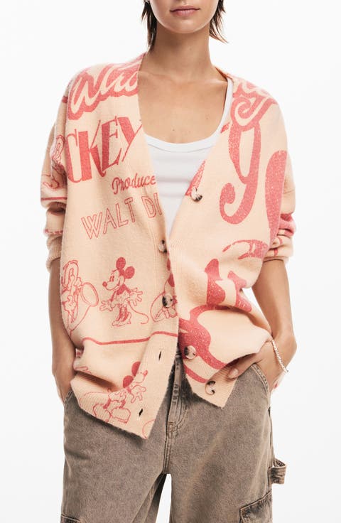 Mickey Mouse V-Neck Cardigan