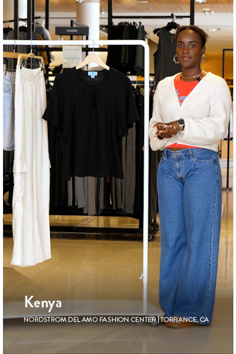 Ruffle Sleeve Top video