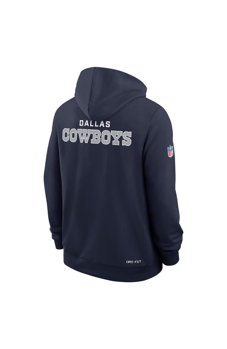 Nike Men's Nike Navy Dallas Cowboys Sideline Initial Home Performance Pullover Hoodie, Alternate, color, Navy