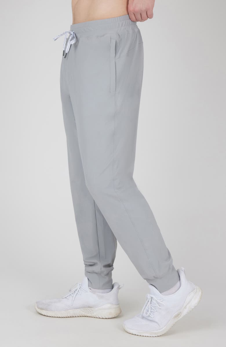 90 DEGREE BY REFLEX Warp X Fast Line Joggers, Alternate, color, Sleet