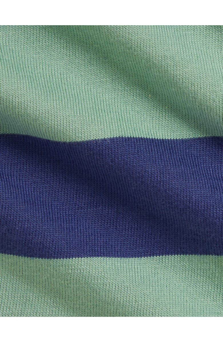 Ralph Lauren Jersey Two-Piece Short Set, Alternate, color, Faded Mint/ Old Royal