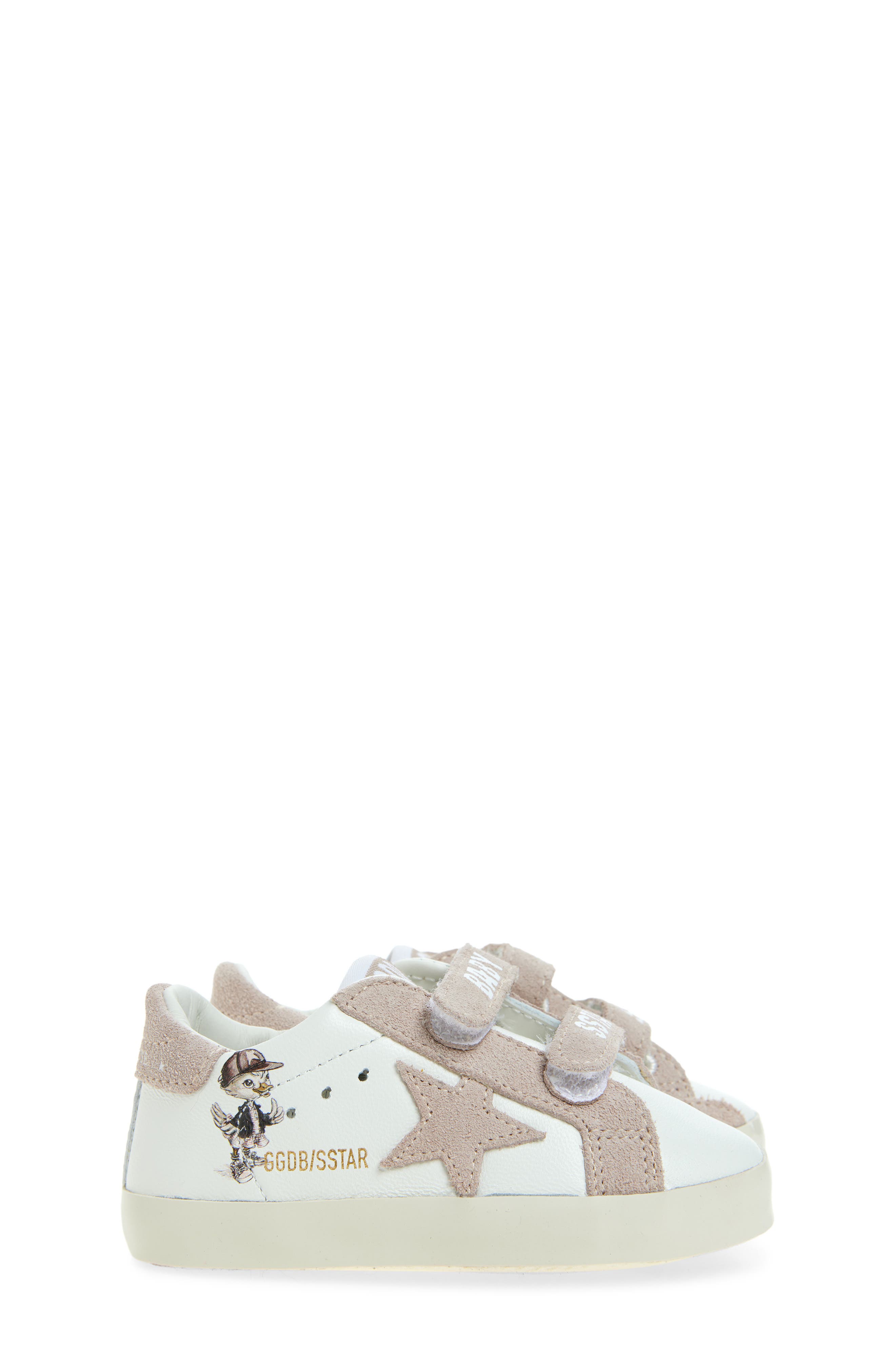 Golden Goose Baby School Sneaker, Alternate, color, White/ Powder Pink