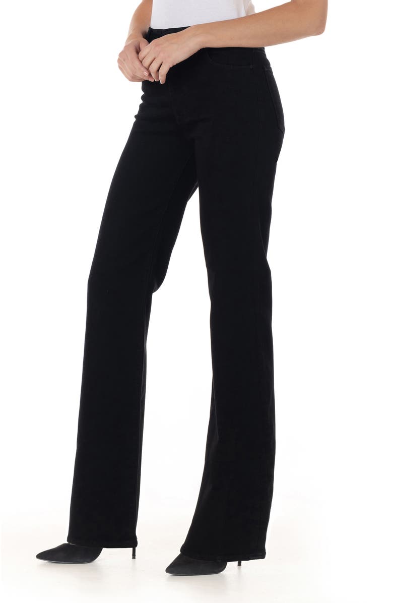 Fidelity Denim Katie High Rise Classic Flare Jeans, Alternate, color, Jett