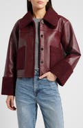 Rails Dria Faux Leather & Faux Shearling Jacket