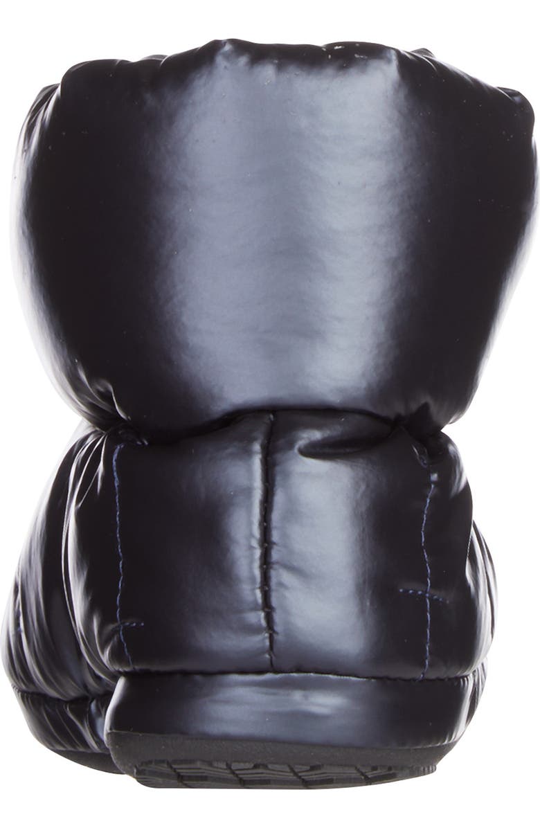 ISOTONER Nylon Puffer Bootie Slipper, Alternate, color, Black