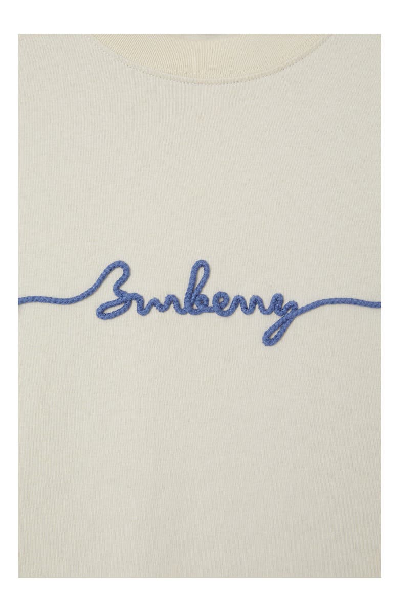 Burberry Knot Logo Cotton T-shirt, Alternate, color, Sail