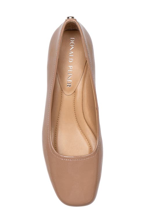 Donald Pliner Block Heel Pump In Brown