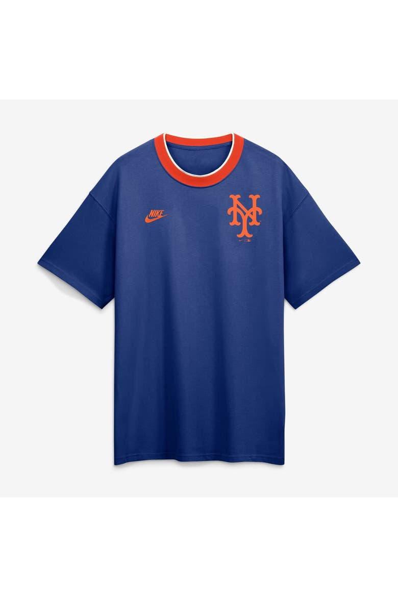 Men's Nike Royal New York Mets Cooperstown Collection Ringer T-Shirt, Alternate, color, Royal