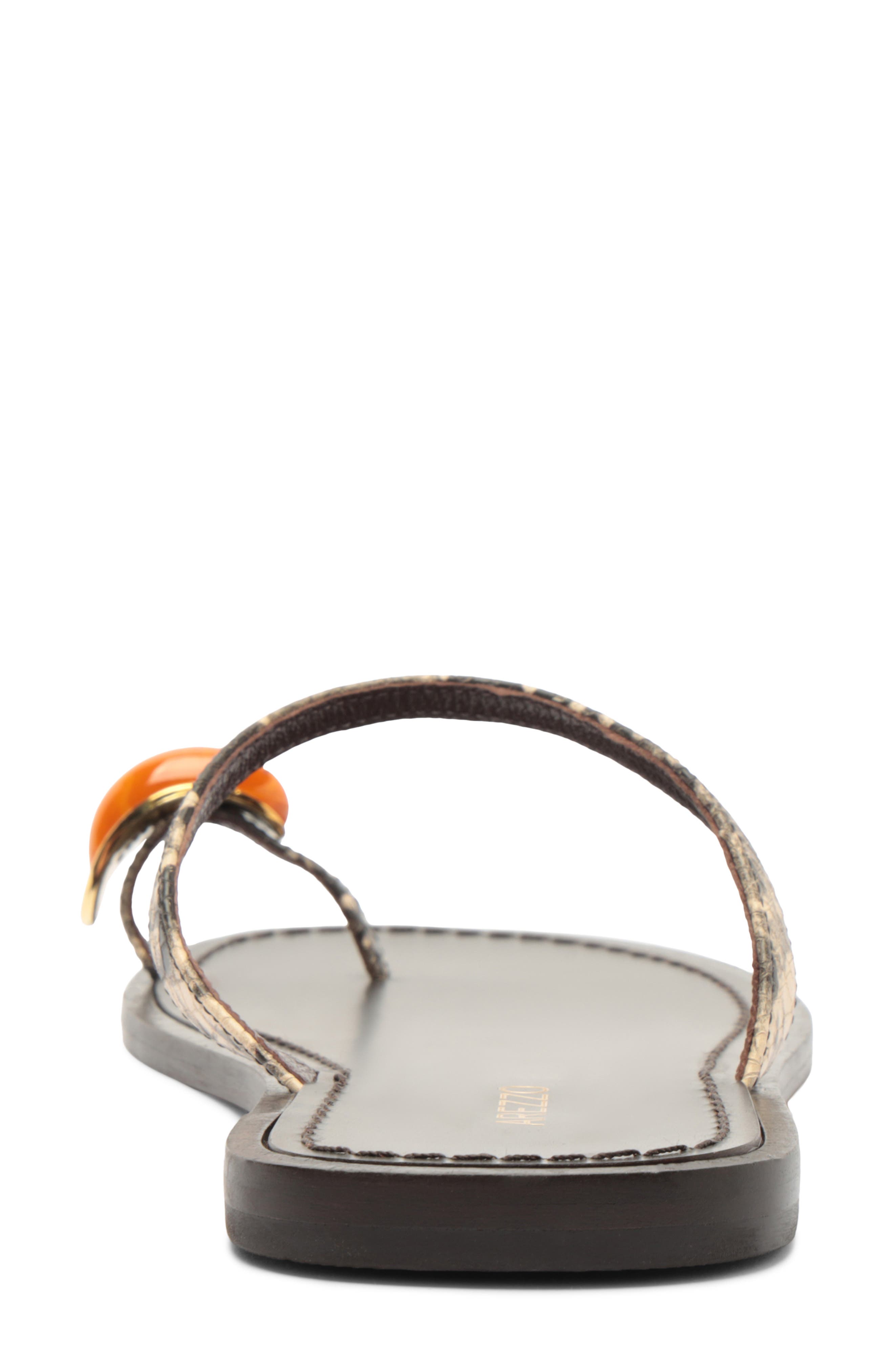 Arezzo Sophie Slide Sandal, Alternate, color, Osso