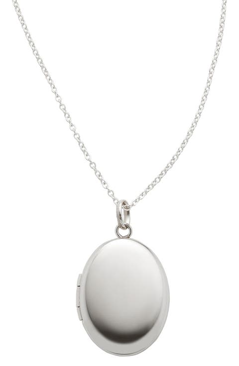 Oval Locket Necklace