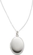 MADE BY MARY Oval Locket Pendant Necklace