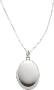 MADE BY MARY Oval Locket Pendant Necklace