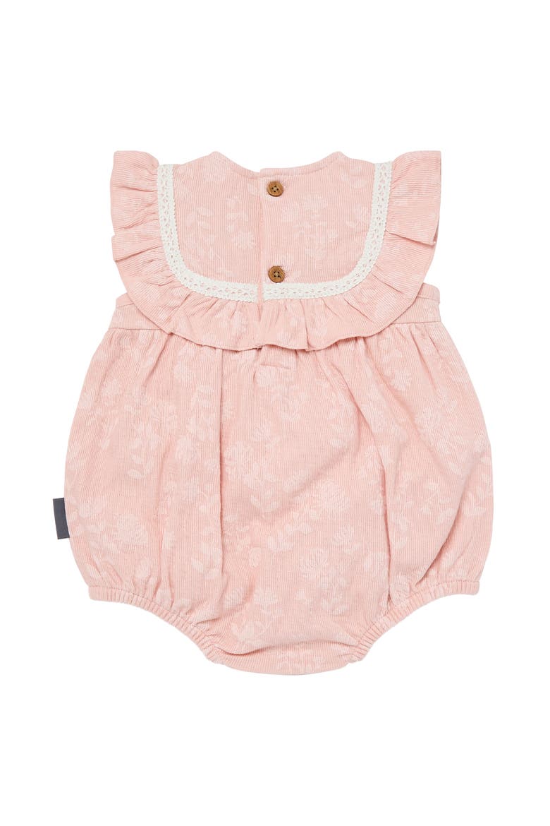 Ruffle Bubble Romper, Alternate, color, Rose Floral