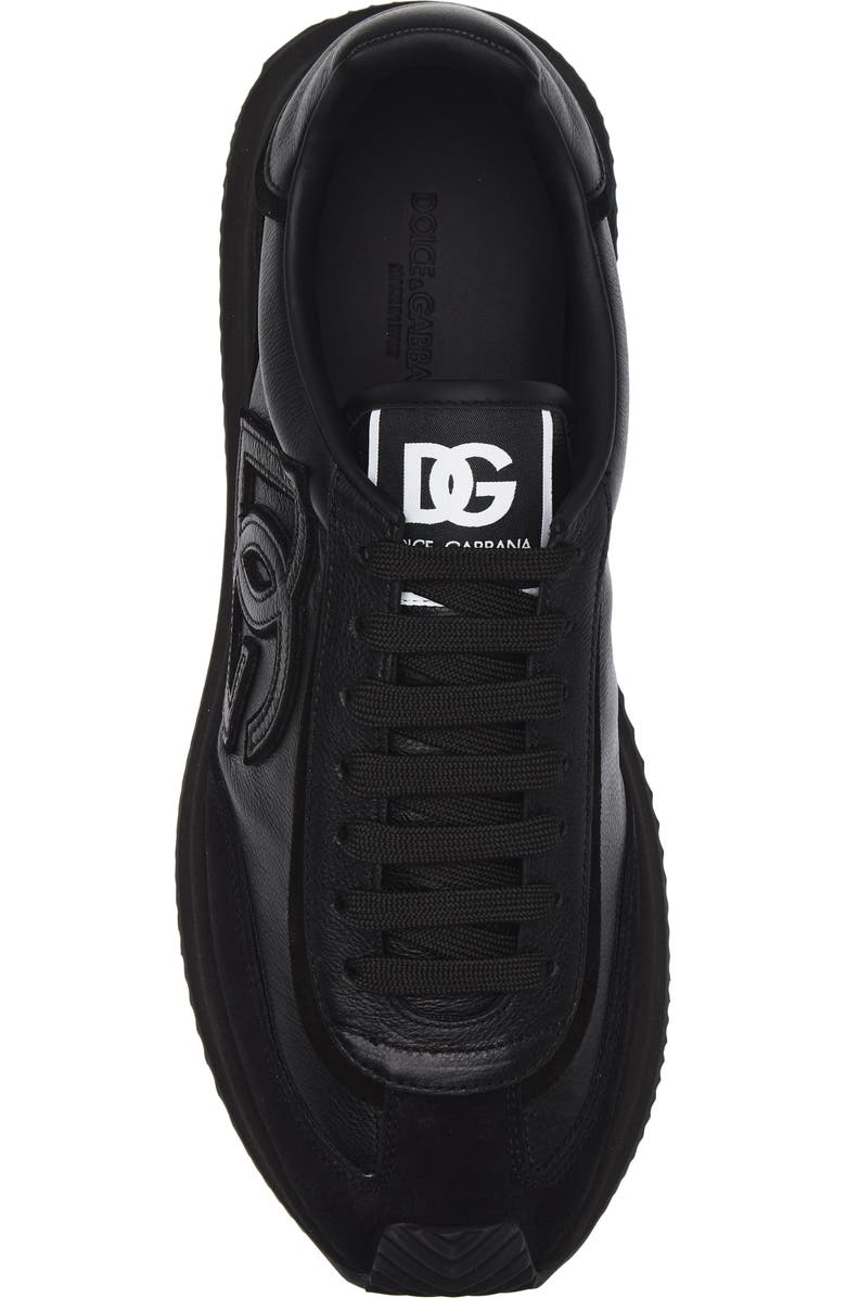 Dolce&Gabbana DG Cushion Sneaker, Alternate, color, Nero/ Nero