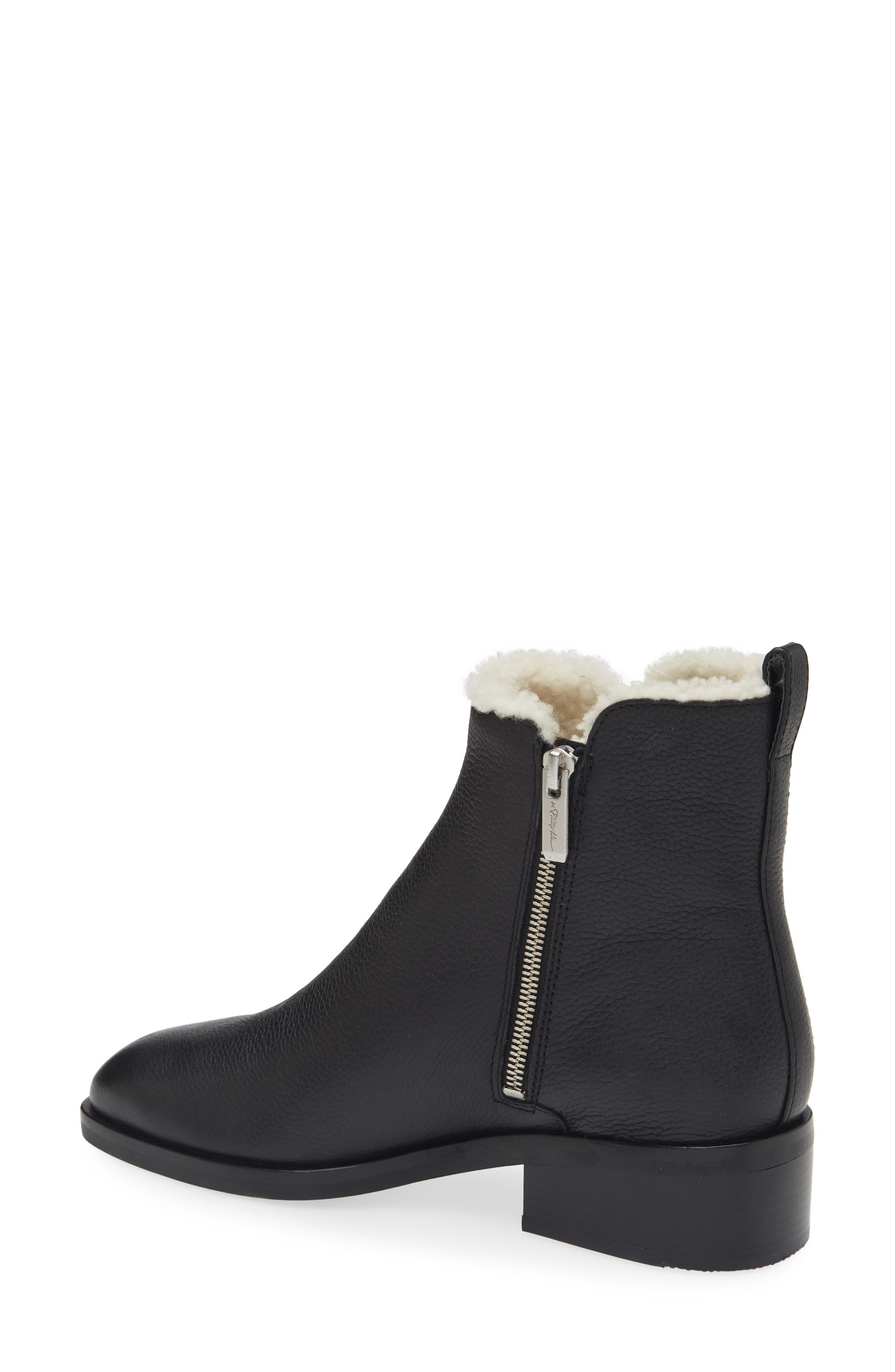 3.1 Phillip Lim Alexa Genuine Shearling Lined Boot, Alternate, color, 